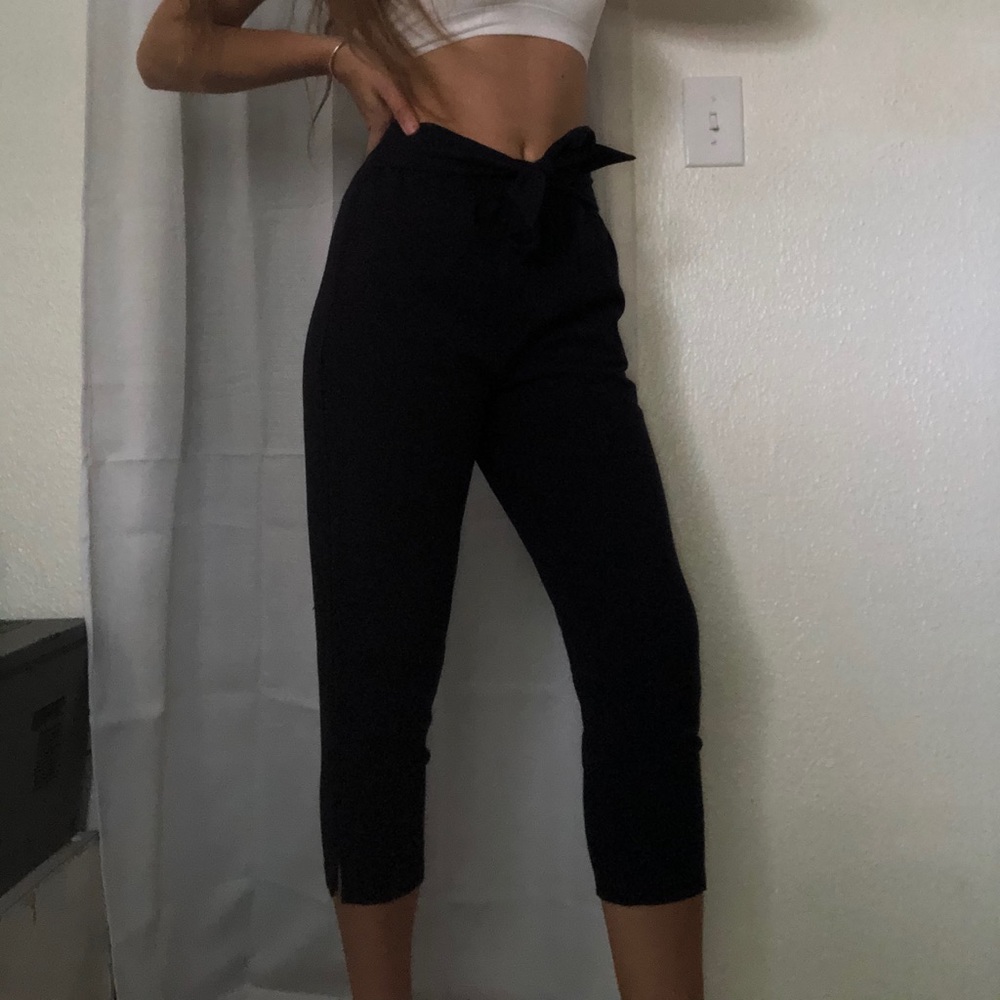 Navy Pant with Laces